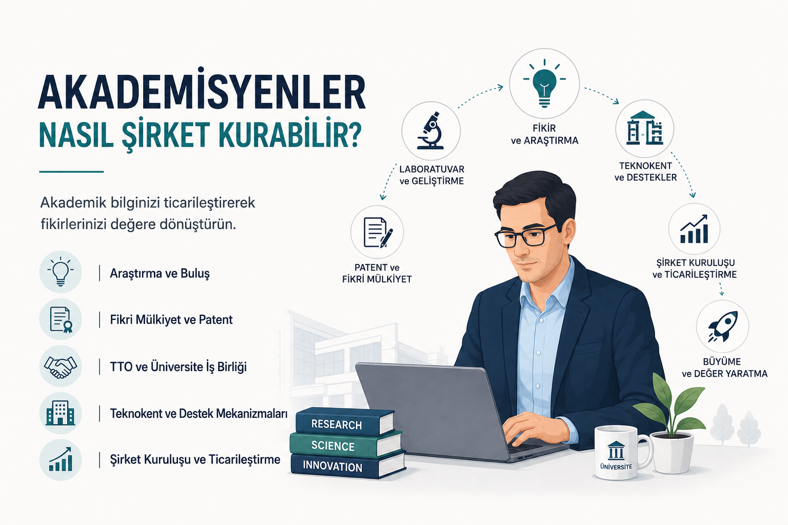 Akademisyenler Nasıl Şirket Kurabilir? (2026 Güncel Rehber)