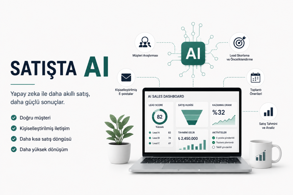 Satışta AI: Yapay Zeka Satış Sürecini Nasıl Değiştiriyor?